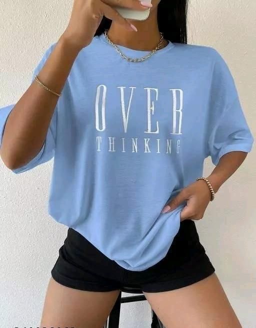 Overthinking Print T-Shirt for Women